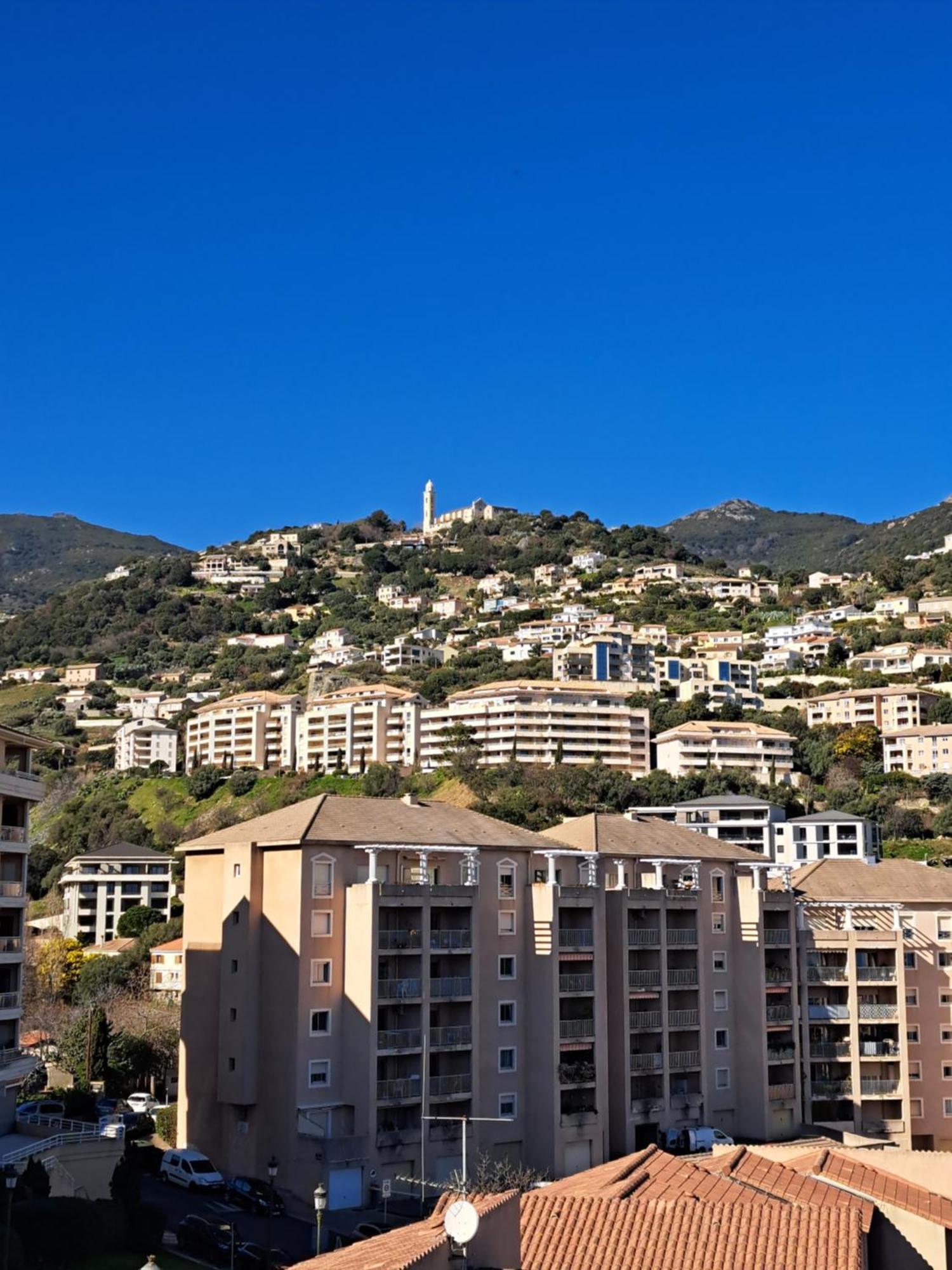Grand T2 Proche Centre Ville, Vue Mer Et Montagne Bastia  Exteriör bild