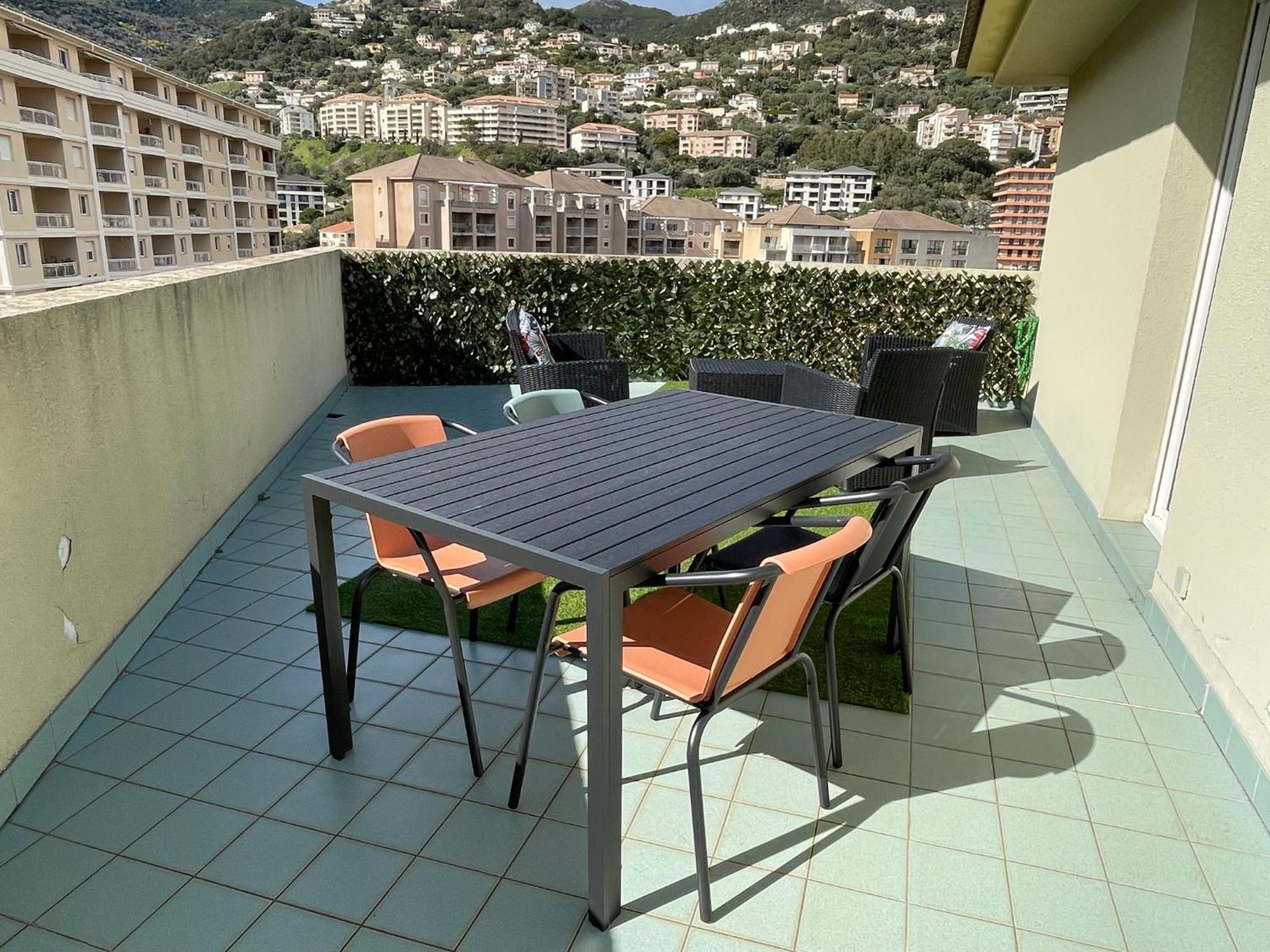 Grand T2 Proche Centre Ville, Vue Mer Et Montagne Bastia  Exteriör bild